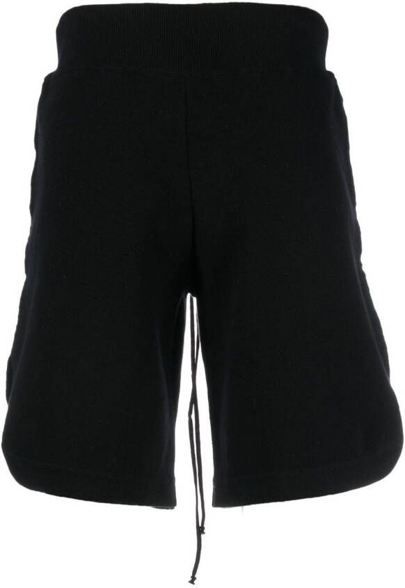 Gcds Bermuda shorts met logo Zwart