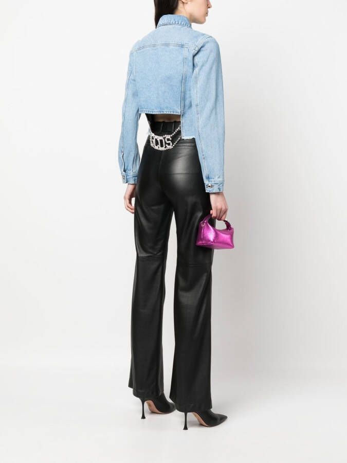 GCDS Cropped jack Blauw