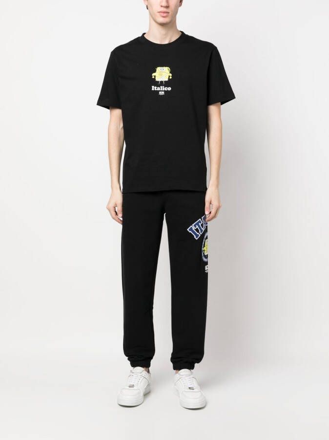 Gcds T-shirt met grafische print Zwart