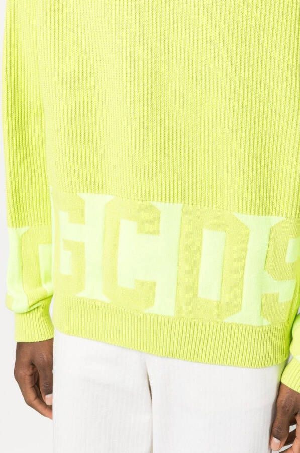 GCDS Intarsia trui Groen