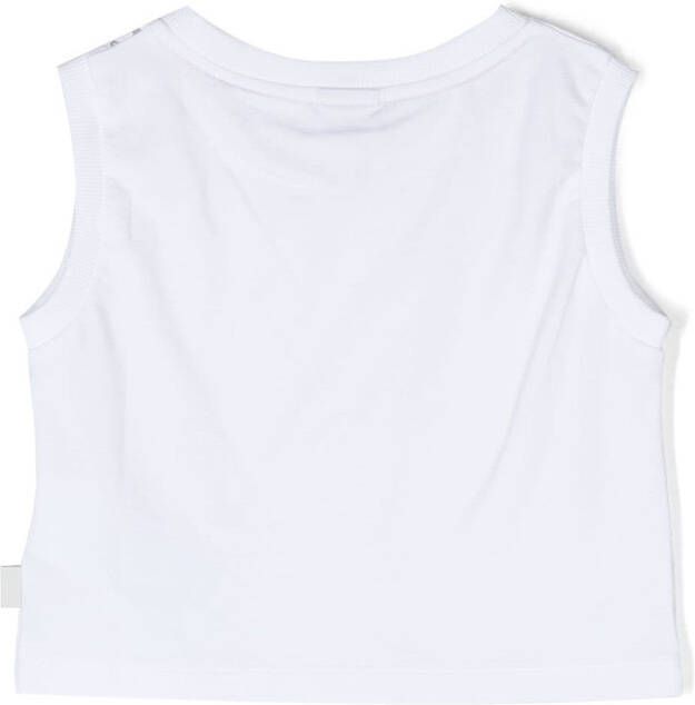 Gcds Kids Cropped top Wit