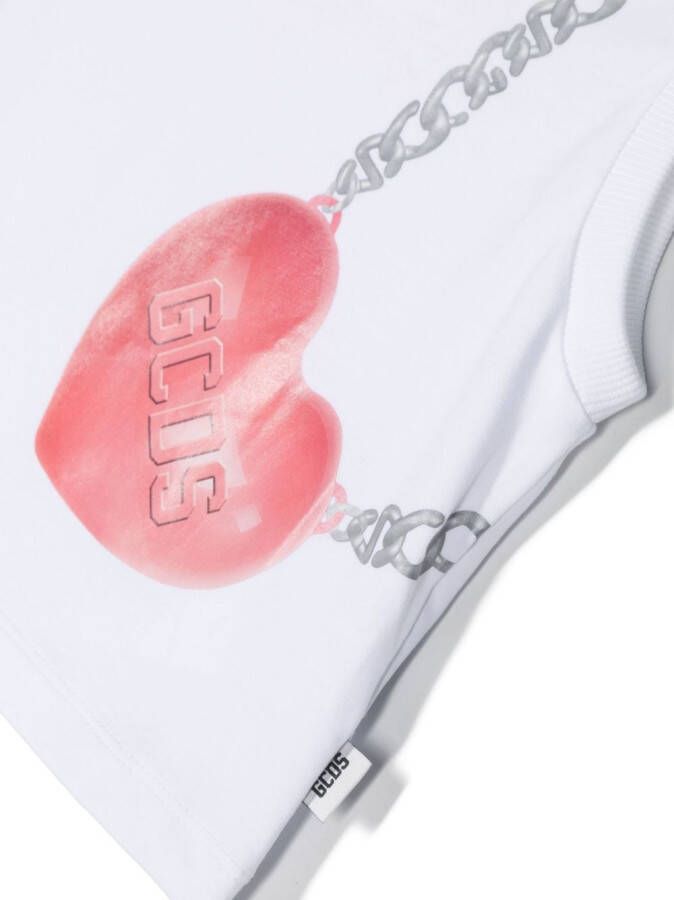 Gcds Kids Cropped top Wit