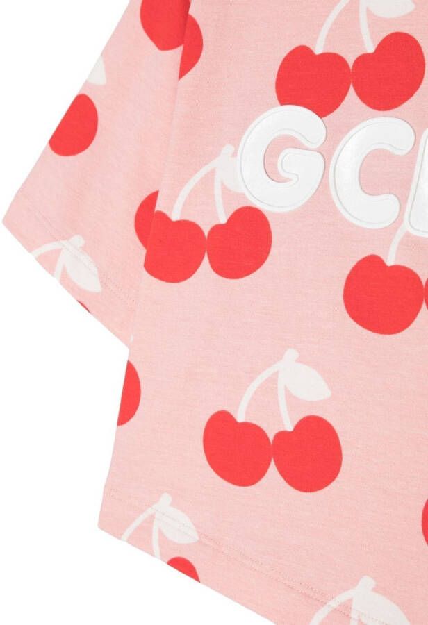 Gcds Kids T-shirt met logopatch Roze