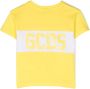 Gcds Kids T-shirt met logoprint Geel - Thumbnail 2