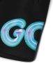Gcds Kids Trainingsshorts met logoprint Zwart - Thumbnail 3