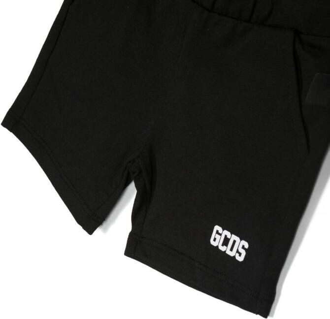 Gcds Kids Shorts met logoprint Zwart