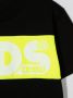 Gcds Kids T-shirt met colourblocking Zwart - Thumbnail 3