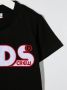 Gcds Kids T-shirt met geborduurd logo Zwart - Thumbnail 3