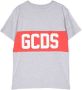 Gcds Kids T-shirt met logoprint Grijs - Thumbnail 2