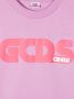 Gcds Kids T-shirt met logoprint Paars - Thumbnail 3