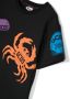 Gcds Kids T-shirt met logoprint Zwart - Thumbnail 3