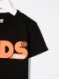 Gcds Kids T-shirt met logoprint Zwart - Thumbnail 3