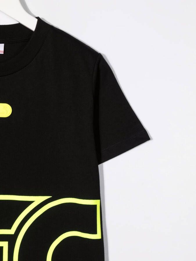 Gcds Kids T-shirt met logoprint Zwart
