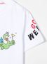 Gcds Kids T-shirt met print Wit - Thumbnail 3