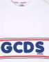 Gcds Kids T-shirtjurk met logoprint Wit - Thumbnail 3
