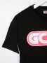 Gcds Kids T-shirtjurk met logoprint Zwart - Thumbnail 3