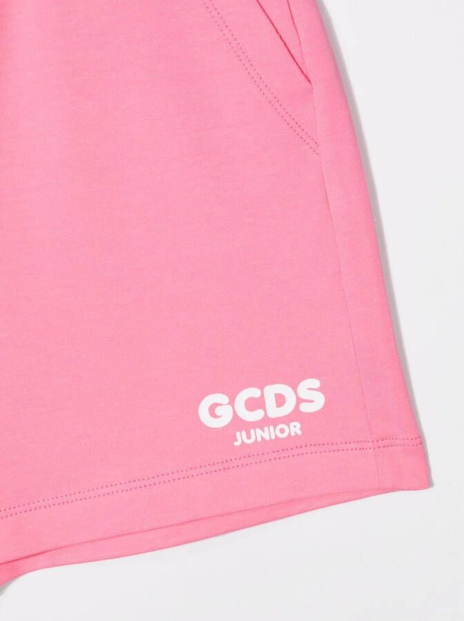 Gcds Kids Trainingsshorts met logoprint Roze