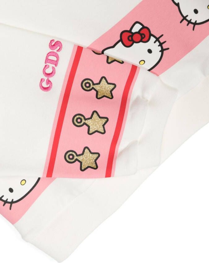 Gcds Kids x Hello Kitty sweater met print Wit