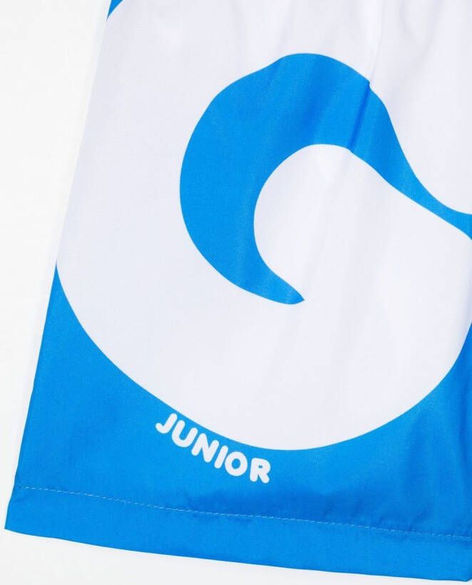 Gcds Kids Zwembroek met logoprint Blauw