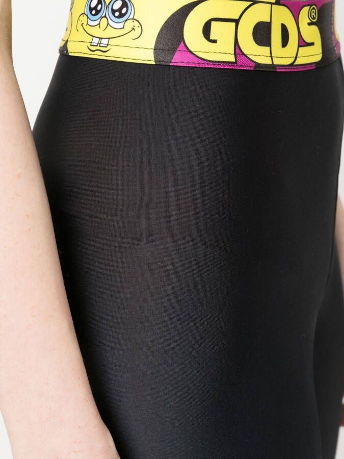 GCDS Legging shorts Zwart