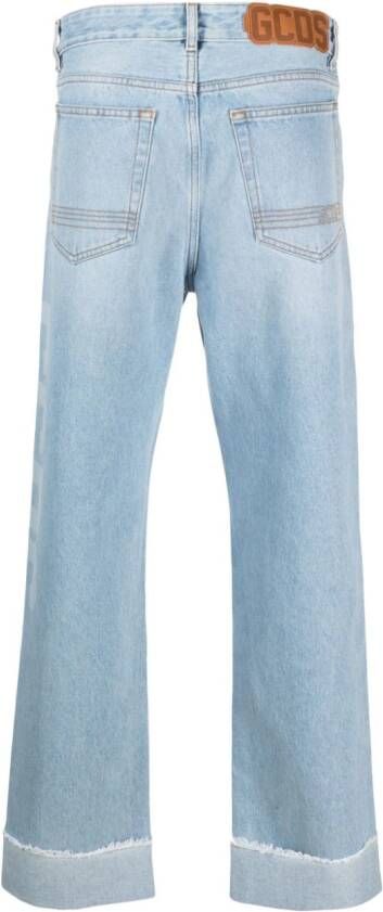 Gcds Straight jeans Blauw