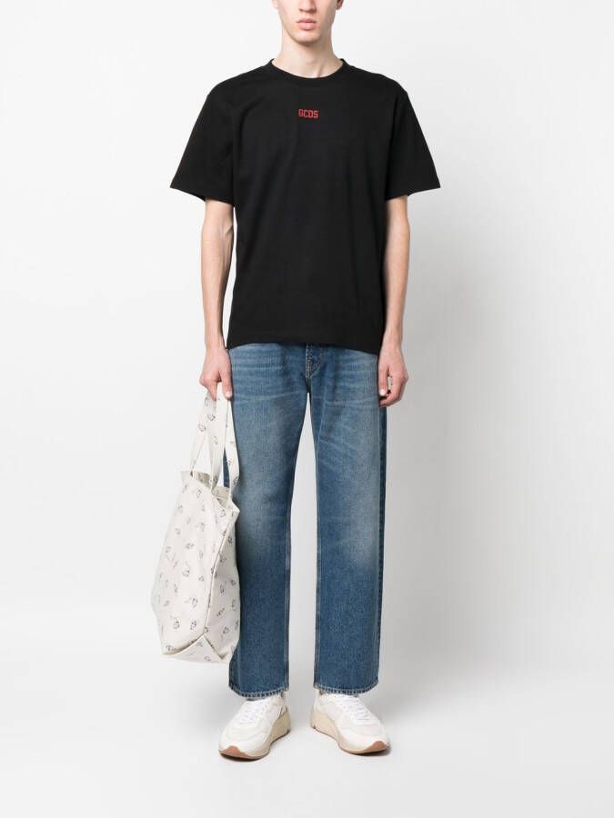 GCDS T-shirt met logoprint Zwart