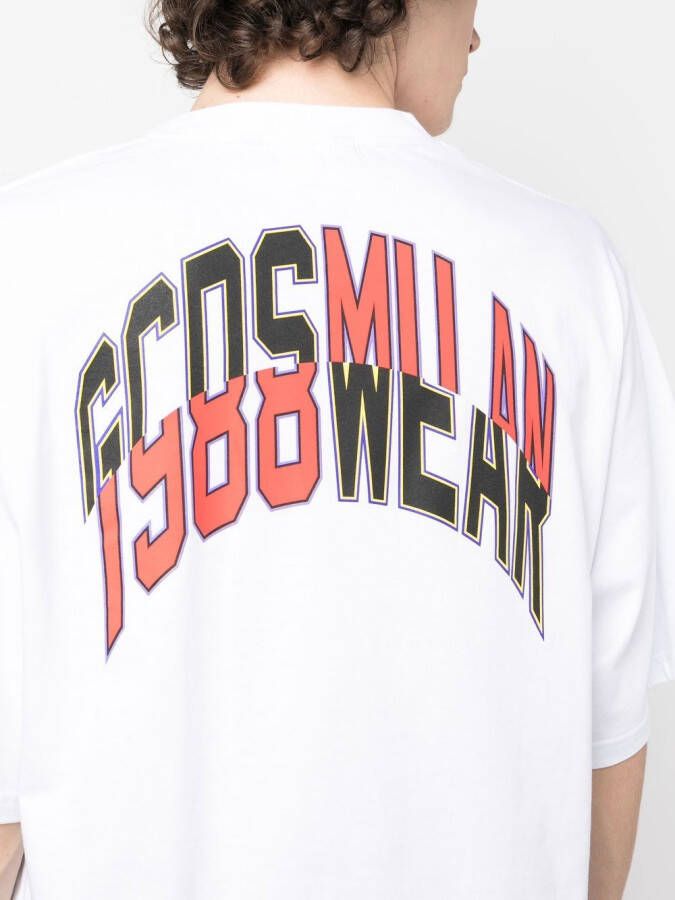 Gcds T-shirt met logoprint Wit