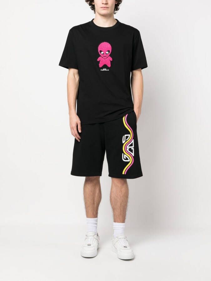 GCDS T-shirt met logoprint Zwart