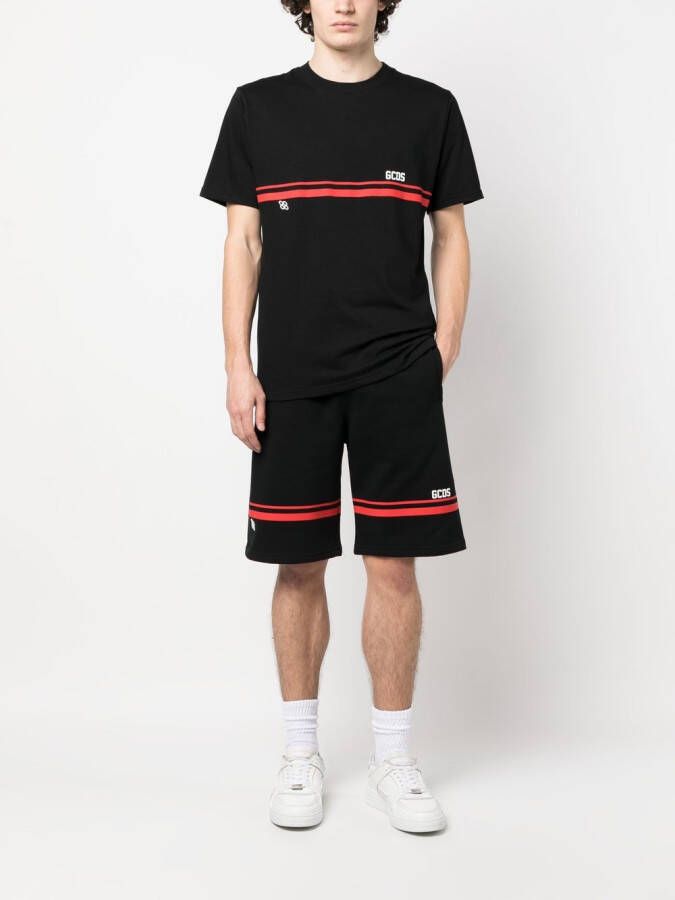 GCDS T-shirt met logoprint Zwart