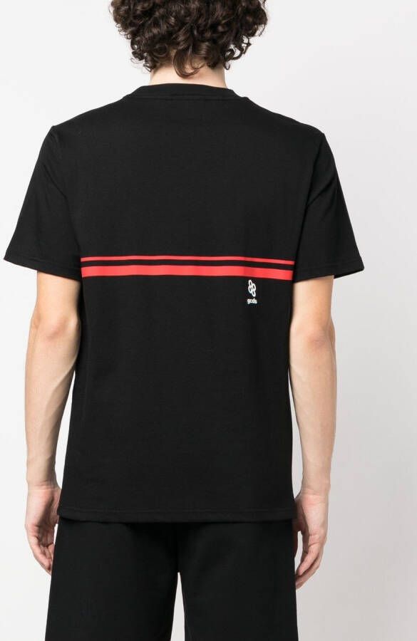 GCDS T-shirt met logoprint Zwart