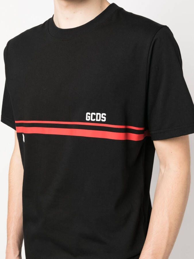 GCDS T-shirt met logoprint Zwart