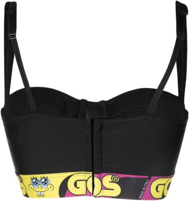 GCDS Cropped top Zwart