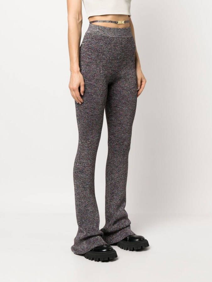 GCDS Flared broek Paars