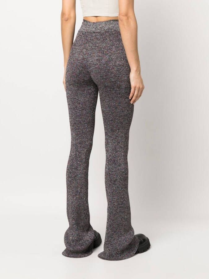 GCDS Flared broek Paars