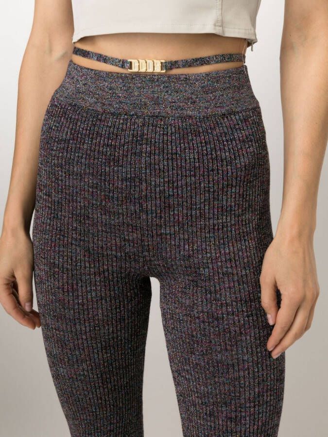 GCDS Flared broek Paars