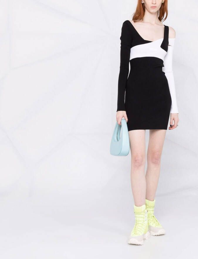 Gcds Mini-jurk met colourblocking Zwart