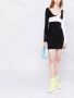 Gcds Mini-jurk met colourblocking Zwart - Thumbnail 2