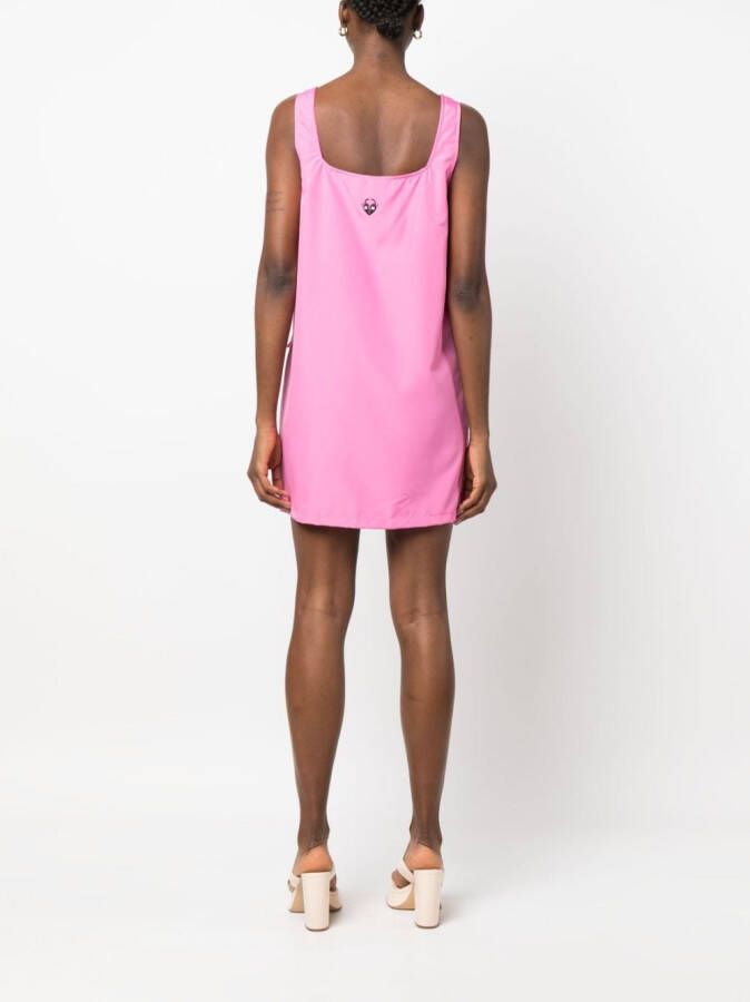 Gcds Mini-jurk met geborduurd logo Roze