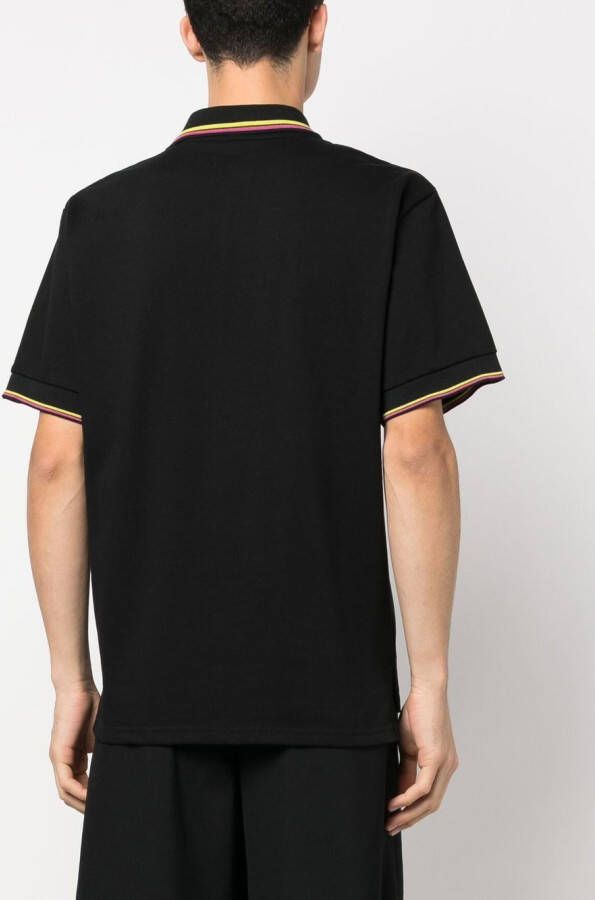 GCDS Poloshirt met logo Zwart