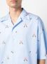Gcds Overhemd met korte mouwen Blauw - Thumbnail 5