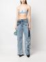 GCDS Cropped top Blauw - Thumbnail 2