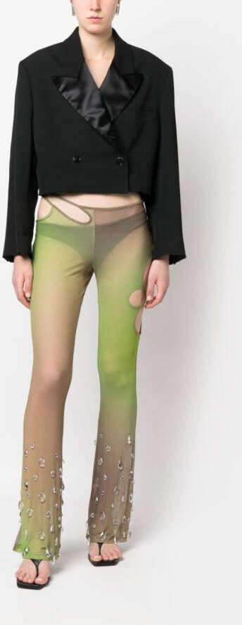 GCDS Broek van tule Groen