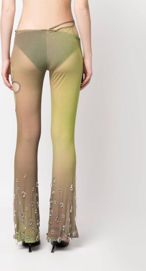 GCDS Broek van tule Groen