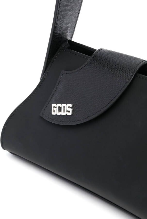 Gcds Comma shopper met logo Zwart