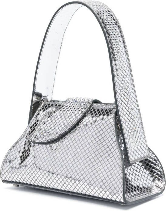 GCDS Comma kleine tas Zilver
