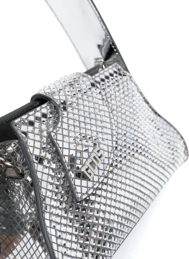 GCDS Comma kleine tas Zilver