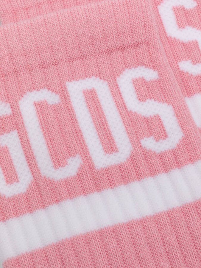 Gcds Sokken met contrasterend logo Roze