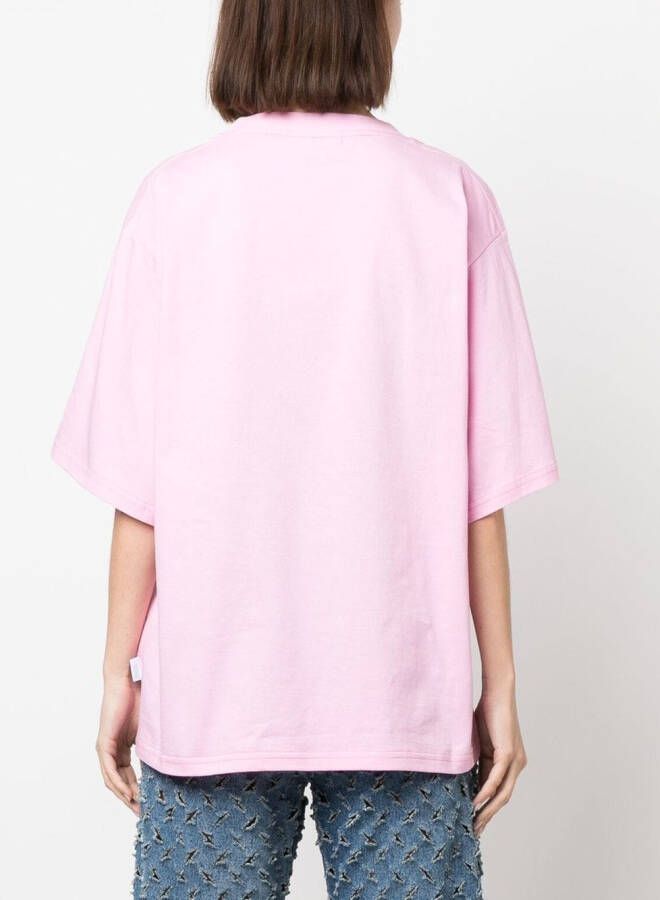 Gcds T-shirt met print Roze