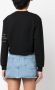 GCDS Sweater met logo van studs Zwart - Thumbnail 4