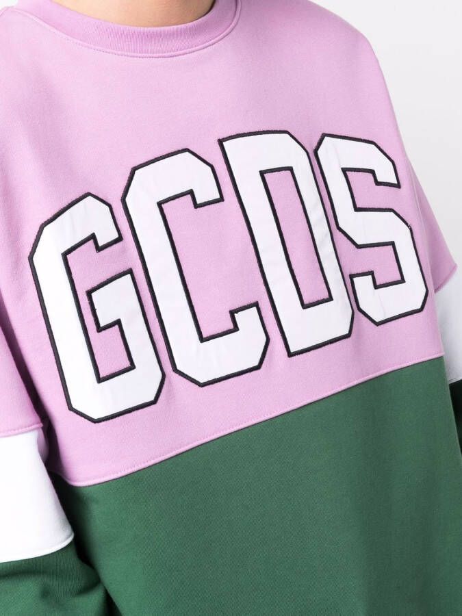 Gcds Sweater met logoprint Groen